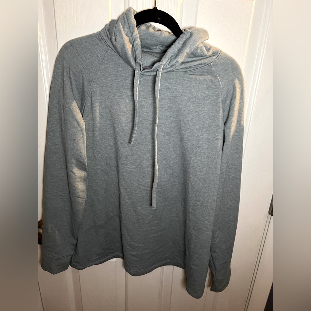 Heather Blue 32 Degrees- Cowl Neck Sweatshirt- Size Large